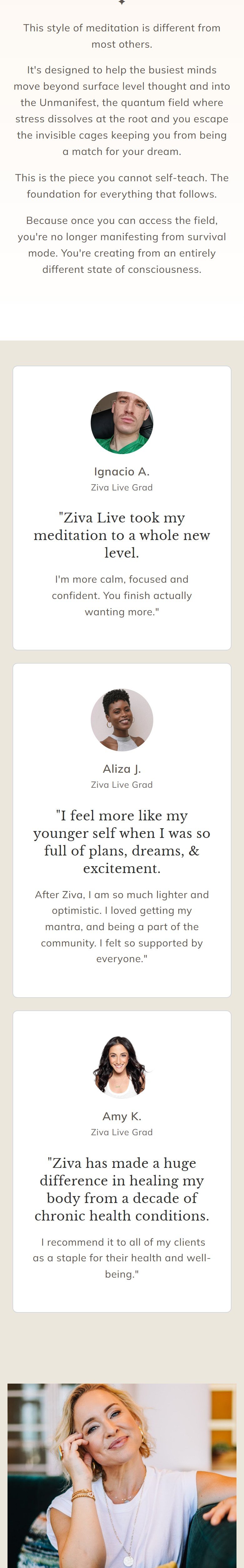 The Ziva Experience with Emily Fletcher